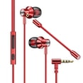 thumbnail image 1 of Binmer Draagbare Dynamische In-Ear Wired Headphone Gaming Headset Met Mic, 1 of 1