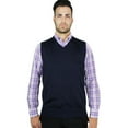thumbnail image 2 of Blue Ocean Mens Solid Sweater Vest (sv-243), 2 of 13