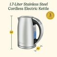 thumbnail image 3 of Cuisinart PerfecTemp Cordless Electric Kettle with Preset Temperature Controls, 3 of 9