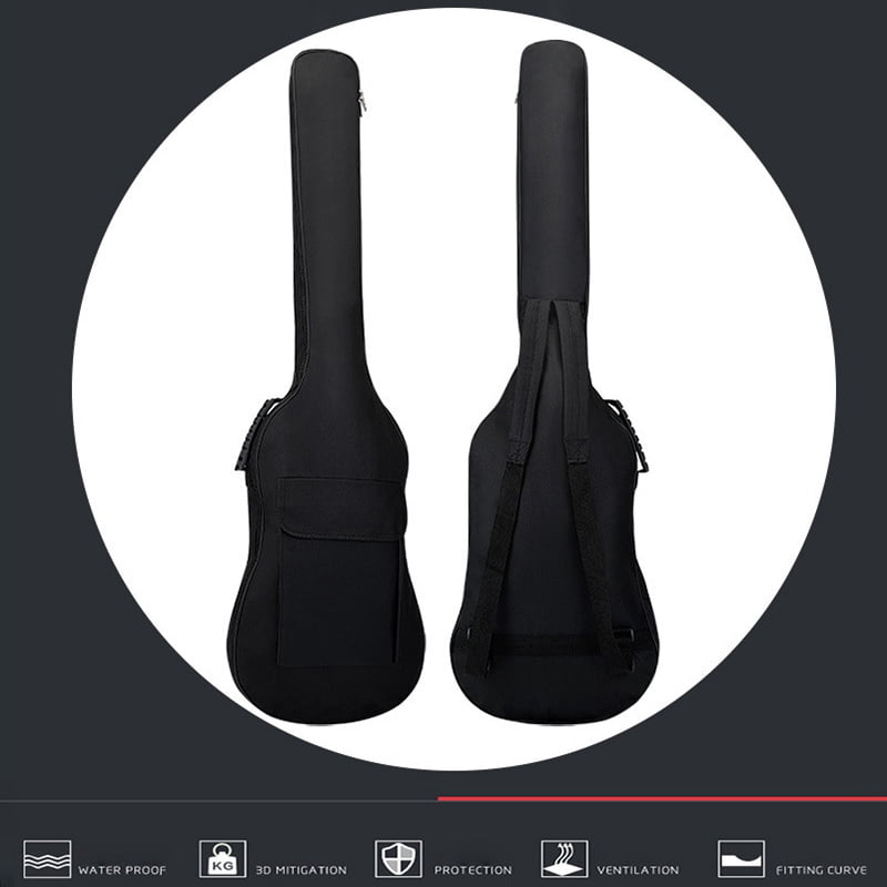 Electric Guitar Bag Gig Bag Backpack Padded Soft Case 5mm Padding Waterproof Backpack