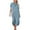 Light Blue, variant on VEKDONE Women Denim Shirt Dresses Short Sleeve Distressed Jean Dress Long Skirt Button Down Casual Tunic Top, Hawaiian Dresses For Women