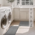 thumbnail image 2 of Door Mat Indoor Entrance 2x3 ft Area Rug, Machine Washable, Bohemian Small Area Rug, Non-Slip, Vintage Design, Pet Friendly, Soft Faux Fibre, for Indoor Entryways, Kitchens, Front Doors Grey, 2 of 8