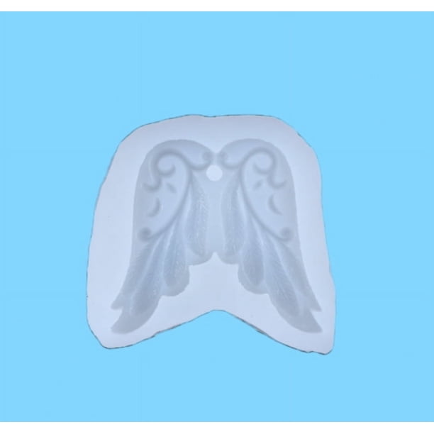 Molde de silicona para hornear con forma de alas de plumas de West Point, molde de silicona para pastel de chocolate con forma de ángel, molde para jabón