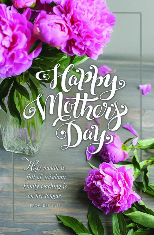 Bulletin Mother's Day Happy Mother's Day Proverbs 3126 (Other)