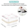 thumbnail image 5 of Valentine's Day Travel Portable Jewelry Box - Square Organizer Box with Bracelet Holder, Earring Organizer – Store Rings, Earrings, Necklaces, Bracelets, and More! Suitable for Girls and Women, 5 of 6