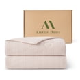 thumbnail image 5 of Amelie Home Twin Waffle Cooling Comforter – Reversible Lightweight Blanket for Hot Sleepers, Beige 68"x90", 5 of 5