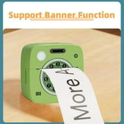 Mini Printer, Bluetooth Pocket Thermal Printer Inkless Portable Sticker Printer Compatible with iOS and Android, Wireless Photo Printer for Printing Label, Receipt, Journal, Notes, Memo, Photos