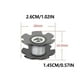 thumbnail image 4 of Greeniant 3 piezas de tuercas de estrella para auriculares, bicicletas de repuesto, tuerca de horquilla de acero de aleación, Kit surtido de reparación, Ciclismo Greeniant OD028717-01, 4 of 6