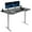 Black/Gray, variant on VIVO Electric 63” x 32” Stand Up Desk, Black Table Top, Black Frame