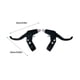 thumbnail image 5 of Naiovety Manillar de freno para bicicletas, piezas modificadas profesionales, componente de ciclismo, palancas de freno para bicicletas, accesorios de Bicicletas eléctricas Negro Naiovety OD025286-03, 5 of 6