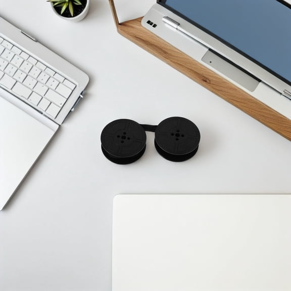 GETAJGHSD 4Pcs Household Typewriter Ribbon Black Nylon Material Clear Print Quality Easy Installation