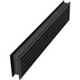 thumbnail image 1 of Rejilla de ventilación para puerta, HVAC OV, 45 cm x 9,2 cm, doble cara, negra, 1 of 7