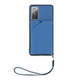 thumbnail image 3 of for Samsung Galaxy S20 FE Wallet Case with Card Holder Case with RFID Blocking Card Slots, Double Magnetic Clasp Durable Shockproof Kickstand Detachable Wrist Strap Cover,Blue, 3 of 6