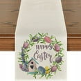 thumbnail image 4 of Easter Table Flag Digital Printing Linen Table Mat Rabbit Eggs Party Adornment Tablecloth, 4 of 4