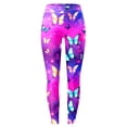 thumbnail image 3 of Leggings For Women Butt Lift Tummy Control Print Tights Yoga Sport High Waisted Ankle Stretchy Comfortable Breathable Trendy Workouts Leisure Pants, 3 of 5