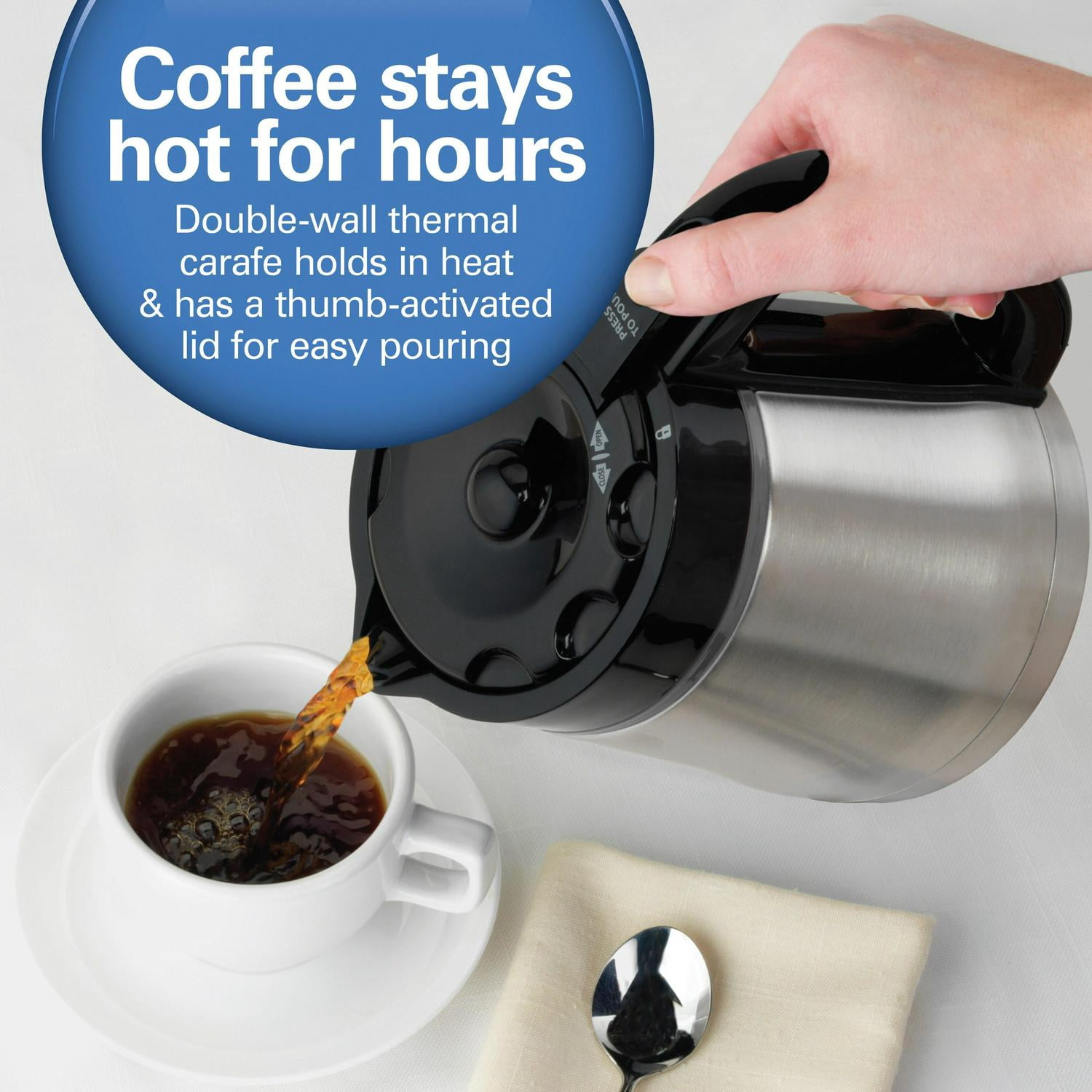 Hamilton Beach Programmable 10 Cup Thermal Coffee Maker