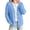 Blue, variant on Stamzod Cardigans for Women V Neck Casual Long Sleeve Knit Waffle Button Up Cardigan Fall Fashion Plus Size Womens Clothing