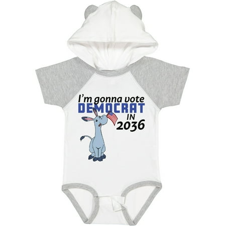 

Inktastic I m Gonna Vote Democrat in 2036 Gift Baby Boy or Baby Girl Bodysuit
