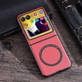 thumbnail image 1 of For Motorola Razr 50 Ultra MagSafe Case, Slim Anti-fingerprint PU Leather Shockproof Case For Moto Razr 50 Ultra 2024, 1 of 3