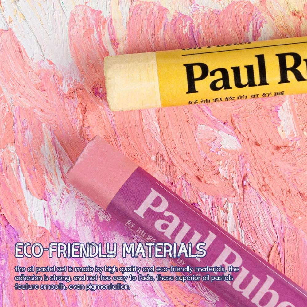 Paul Rubens 2 Grand White Oil Pastels, Artist Soft Oil Pastels Vibrant and  Creamy, Pastels Art Supplies for Artists