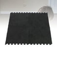 thumbnail image 4 of Foam Interlocking Tiles, Fluffy Climbing Area Rugs 10pcs Plush Interlocking Carpet  for Home Black,Pink, 4 of 7