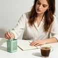 thumbnail image 3 of Clearance Under $2, 1 Pc Hollow Heart Pen Holder Multi-Functional Desk Pencil Cup Organizer Durable Plastic Storage Container for Home Office 10.00cm(Green), 3 of 6