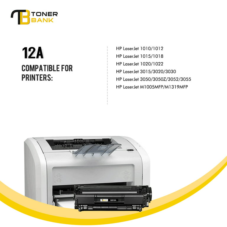 Toner pour imprimante laser HP - Q2612A - noir