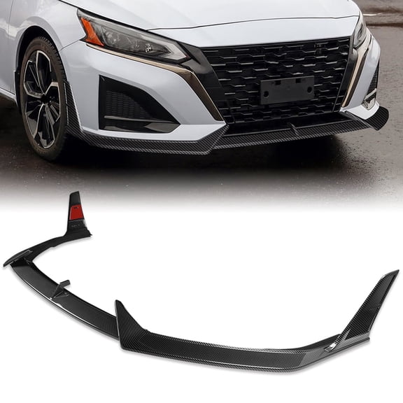 Stay Tuned Performance For 2023-2025 Nissan Altima Carbon Painted Front Bumper Lip Splitter Spoiler STP-Style