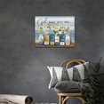 thumbnail image 5 of Bathroom Flower Decor Wall Art Country Bathroom Print Painting Floral Canvas Pictures Modern Home Artwork Decor for Living Room Framed Ready to Hang 12"x16", 5 of 6