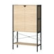 thumbnail image 1 of Estantería librero de madera y metal para organización y almacenamiento para hogar y oficina, 1 of 5