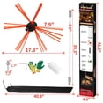 thumbnail image 2 of Morinoli 26 Feet Chimney Sweep Kit, Chrome Button Locking System, Chimney Cleaning Kit, Chimney Brush, Chimney Cleaning Tool, Chimney Cleaning System with 8 Flexible Chimney Rods, 2 of 2