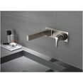 thumbnail image 2 of Delta T574LF-SSWL Zura, Single Handle Wall Mount Bathroom Faucet Trim, WithoutPopUp Stainless (Valve Sold Seperately), 2 of 7