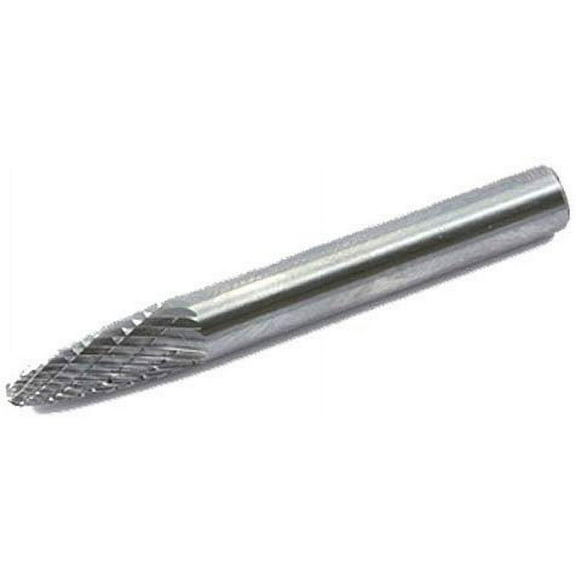 Forney 60124 Tungsten Carbide Burr with 1/4-Inch Shank, Tree Radius, 1/4-Inch