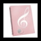 thumbnail image 1 of Carpeta de Partituras, Capacidad de 60 PáGinas, Carpeta/Soporte para Partituras, Se Adapta Al TamañO de Carta A4, Escribible y Desmontable (Rosa), 1 of 7