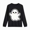 thumbnail image 6 of Child Boys Halloween Shirt for 7t 8t Boys Halloween T-shirt Boys Ghost Kids Shirt Crewneck Long Sleeve Graphic Top Toddler to Youth Boys Clothes Size 7-8 Years, 6 of 9