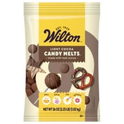 Wilton Light Cocoa Candy Melts Chocolate-Flavored 36oz. Bag for Baking & Candy Making Wafer Chips