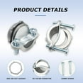 thumbnail image 6 of MAKERELE 12-Pack 3/4 Inch Clamp Type Connectors - UL Listed - Zinc Die-cast Construction - Versatile for NM and SE Cable Installations in Metallic Conduit, 6 of 6