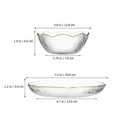 thumbnail image 4 of CUITING Glass Bowl and Plate Set Transparent Dessert Vegetable Salad Bowl Fruit Plate Kitchen Dinnerware Set, 4 of 6