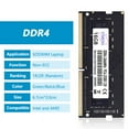 thumbnail image 3 of 30Pcs DDR4 4GB/8GB/16GB Notebook Memories Ram PC4 17000 19200 21300 25600 1.2V 2133 2400 2666 3200Mhz SODIMM Laptop Memory Ram, 3 of 4