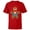 Red, variant on Marvel Spider-Man Toon Holiday Gingerbread Man Cookie - Short Sleeve T-Shirt for Kids - Customized-Red