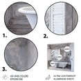 thumbnail image 3 of Designart "Farmhouse Bathroom beauty II" Bath & Laundry Metal Wall Art Prints, 3 of 5
