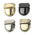 thumbnail image 3 of 38MM Buckle Latch Sturdy Metal Small Portable Buckles Tool Exquisite Wear Resistance Turn Lock Bag Purse Decoration Closure Golden, 3 of 9