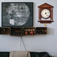 thumbnail image 3 of 1 juego de kit de reloj con manecillas y mecanismo de reloj de pared de repuesto para movimiento oscilante, 3 of 7