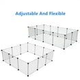 thumbnail image 6 of UWR-Nite Pet Playpen, Small Animals Cage DIY Wire Fence with Door for Indoor/Outdoor Use, Portable Yard Fence for Small Animal, Puppies, Kitties, Bunny, Turtle 56" x 28" x 14", 6 of 7