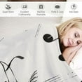 thumbnail image 3 of Orinice Musical Notes Piano Keyboard Warm Lightweight Blanket Soft Fleece Blankets All Seasons Decor Cow Gifts Blanket 40x50in, 3 of 6