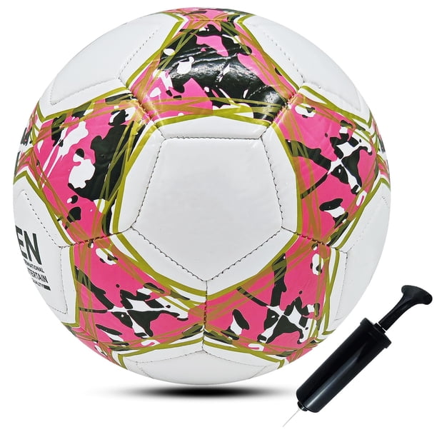 Balón de Fútbol ABAJI Talla 4 de Cuero PU Antiexplosión con Bomba