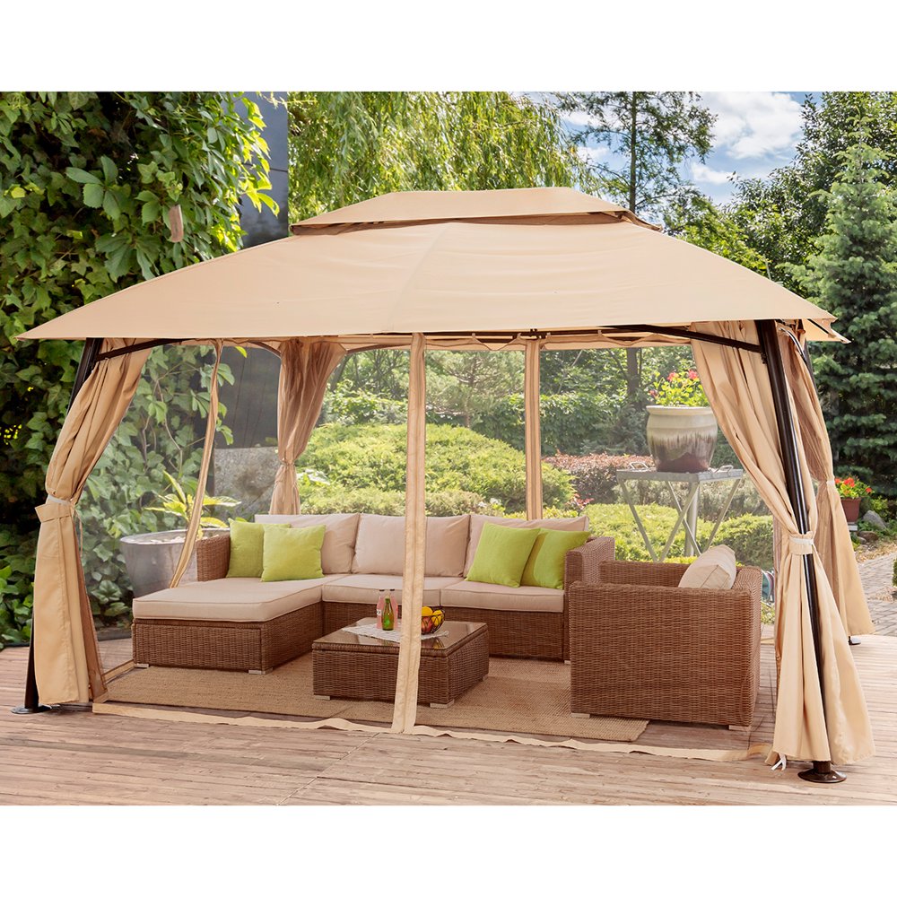 Barton 10' x 13' ft Patio Gazebo Garden Fully Enclosed Weather UV