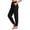 Black, variant on Women's Pants, Casual High Waist Loose Fit Elastic Ankle Pants With Pockets Straight Leg Trousers Comfortable Tan Pants Women Khaki M