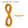 thumbnail image 2 of Uxcell Elastic Cord Heavy Stretch String Rope for Crafting DIY Sewing Hook Straps Camping Tie Down Strap Gold 2.5mm x 100m, 2 of 5