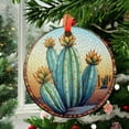 thumbnail image 2 of Cactus Stained Glass Suncatcher Window Hanging Decor, New House Decor, Flower Lover, Gift For Mom, Flower Ornament Cactus Windchimes, Stained Glass Ornament 2025, Holiday, 2 of 5